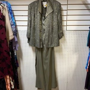 24wp Olive Sequins long dress avail July 1